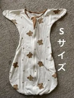 クマ柄　スワドル Sサイズ　（０〜３ヶ月）