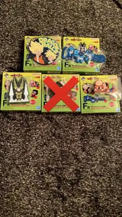 一番くじ ドラゴンボール VSオムニバスCROSS F賞 ラバー(4種)