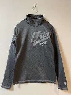 FILA ハーフジップ　グレー長袖