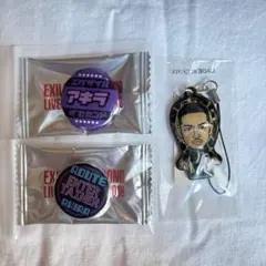 EXILE AKIRA 缶バッジ　クリーナー