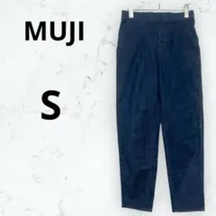 ＊無印良品＊デニム ジーパン パンツ ストレッチ ウエストゴム 紐付き Sサイズ
