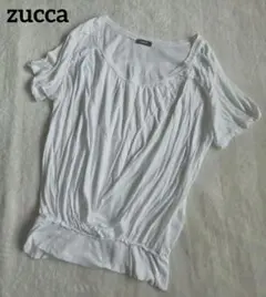 zucca 半袖 Tシャツ ホワイト コットンのサムネイル