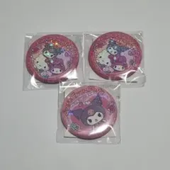 Sanrio Lovers Party　缶バッジ　キティ・マイメロ・クロミ