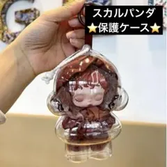 新品★SKULLPANDA スカルパンダ　透明ケース　保護ケース　チェーン付き