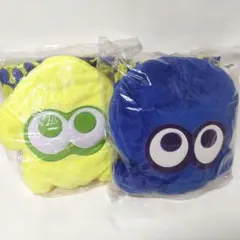 未開封★スプラトゥーン ブランケットインクッション ぬいぐるみ イカ タコ くじ