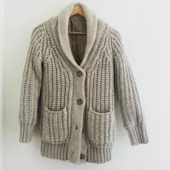 【値下げ】ニット コート ジャケット United Arrows ベージュ