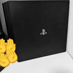 PS4 pro 1TB本体（コントローラー2個、電源・充電ケーブル付き）