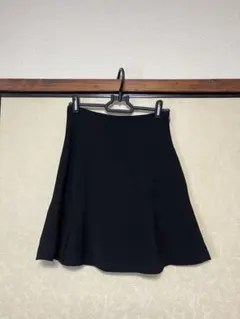 Rienda ブラック ミニ丈フレアスカート Sサイズ