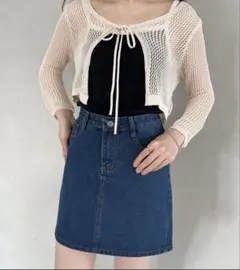 ミニスカ　タイトスカート　台形