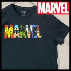 【MARVEL】ヒーローキャラ集合グラフィックアメコミヒーローＴシャツ
