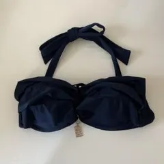 peak&pine フリル付きバンドゥネイビービキニのサムネイル