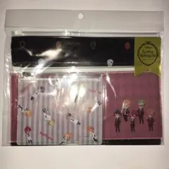 ツイステ スライダージッパーケース 3枚セット ハーツラビュル寮