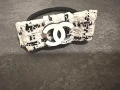 CHANELノベルティ新作ツイードリボンヘアゴム新品