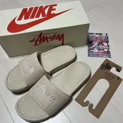 NIKE × STUSSY BENASSI FOSSIL STONE サンダル