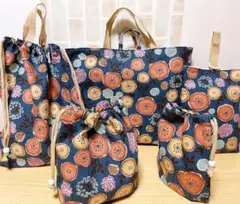 【匿名配送】ハンドメイド　入園入学5点セット⑱