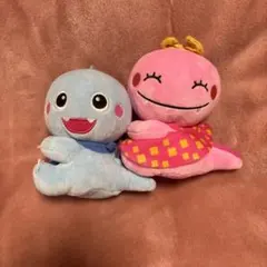ざわざわ森のがんこちゃん HUGクリップぬいぐるみ 2種セット タグ付き