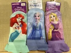 ディズニー　プリンセス キッズ靴下 3足セット