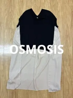 【OSMOSIS】ノースリーブニット