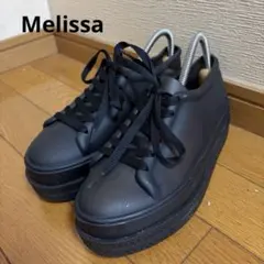Melissa メリッサ 防水スニーカー レインシューズ 厚底 23cm 黒のサムネイル
