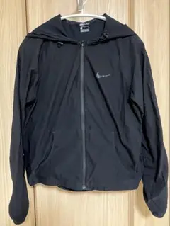 Nike DRI-FIT ブラックナイロンジャケット Lサイズ