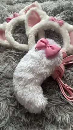 猫耳カチューシャ・しっぽセット