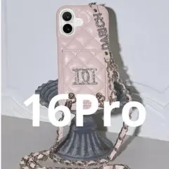 Darich♡ストーンロゴキルティングカードiPhoneケース♡ピンク♡17