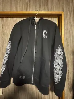 i*u様 Chrome Hearts ブラック パーカー - メルカリ