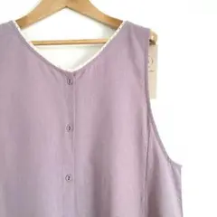 未使用SМ2サマンサモスモス2Wayノースリーブワンピース　リネン　フリー