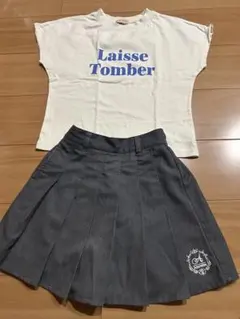 140 Tシャツとプリーツスカートセット