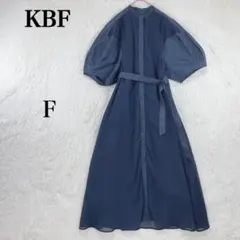 【ケービーエフ】ネイビー 長袖 F アーバンリサーチ レイヤードワンピース