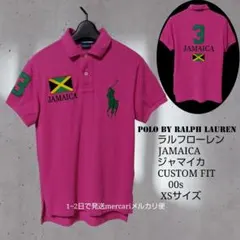ラルフローレン Polo ビッグポニー ジャマイカ ピンク y2k ポロシャツ