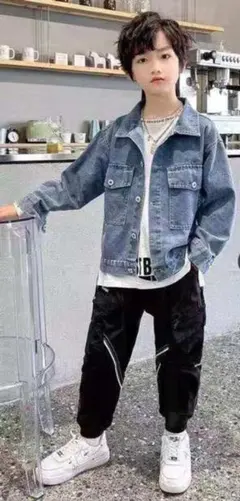 割引セール　新入荷　キッズ　デニムジャケット