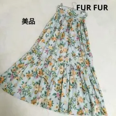 【美品】FUR FUR クラシックフラワースカートのサムネイル