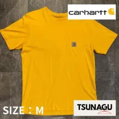 【古着】カーハート　Tシャツ　黄色　イエロー
