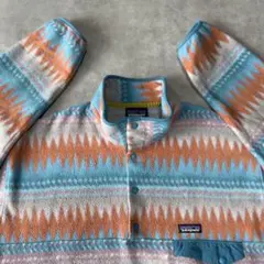 パタゴニア ライトウェイト シンチラ スナップT フリース XL 総柄
