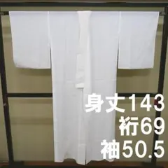 M20-27 ポリエステル 夏物絽 長襦袢 白のサムネイル