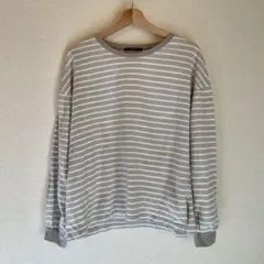 【kastane】ボーダー トップス 長袖のサムネイル