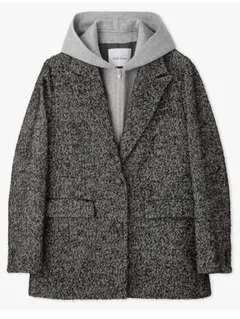 ミラオーウェン　フードドッキングシングルブレストジャケット