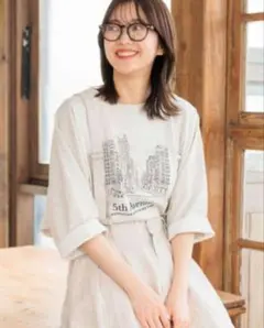 ニコアンド スーベニアワイドTシャツ ディスコート、レプシム、フリークスストア