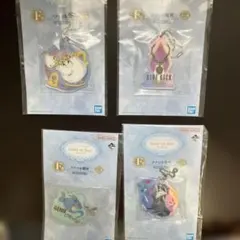 ディズニー F賞 アクリル雑貨 ポット夫人、スヴェン、ジーニー、ミーコ　4点