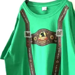 ギルダン OKTOBERHESTT Tシャツ L グリーン 緑 古着