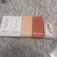 【まとめ売り】ohora／the one／Gel Me1 ネイルシール6点
