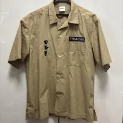 gu ポケモン　ピカチュウ　ワークシャツ　半袖　コラボ