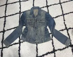 Yanukストレッチ ダメージ加工 Gジャン デニムジャケット レディース