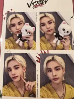 StrayKids スキズ　ヒョンジン　ジニ　4カットフォト　トレカ　フォトカ