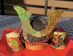 兜　ハンドメイド　五月人形　節句飾り　初節句　玄関に　プレゼント