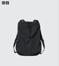 UNIQLO U ドローストリング バックパック ブラック ユニクロユー