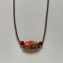 とんぼ玉 トンボ玉 ヴィンテージビーズ ＊ ハンドメイドネックレス