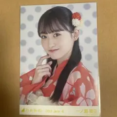 乃木坂46 一ノ瀬美空 生写真 2022 浴衣 ヨリ