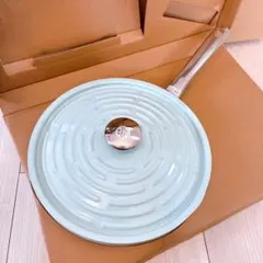 マイヤー サークルパン ブルー 26cm 蓋付き 深型フライパン